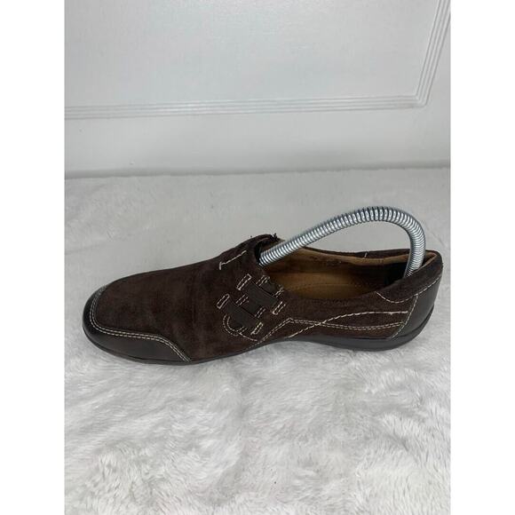 Naturalizer Womens Suede Slip-On Loafers Size 7.5 Brown - Picture 5 of 8